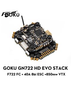 Flywoo GOKU GN722 HD EVO 40A AIO +HM850 850MW VTX STACK （20x20 ） DJI PLUG & PLAY O3 Air unit