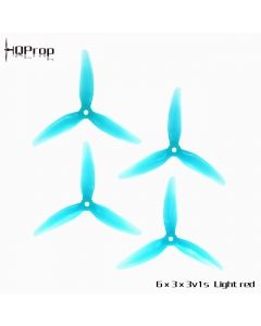 HQ Durable Prop 6X3X3V1S (2CW+2CCW) Color Light Blue Poly Carbonate