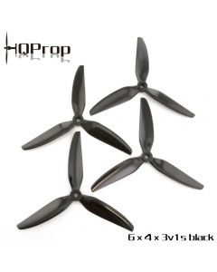 HQ Durable Prop 6X4X3V1S (2CW+2CCW) Color Black Poly Carbonate