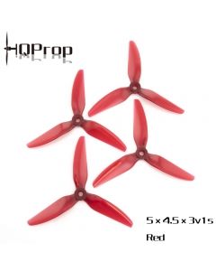 HQ Durable Prop 5X4.5X3V1S (2CW+2CCW)-Poly Carbonate Color Light Red