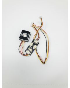 12C expansion board and LED lamp module accessories for Pixhack flight controller