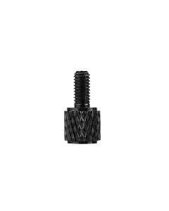 DIATONE M3*5+6 KNURLED ALUMINUM STANDOFF BLACK (5PCS)