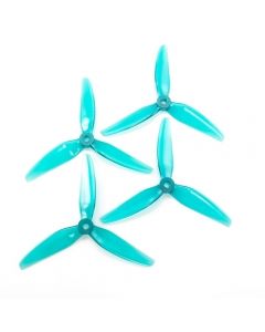 HQ Durable Prop 5.1X4.6X3 (2CW+2CCW)-Poly Carbonate-POPO Color Light Blue