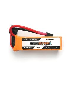 CNHL MiniStar Series 450mAh 14.8V 4S 70C LiPo Battery with XT30 Plug (1 Pack)