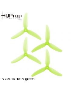 HQ Durable Prop 5X4.3X3V1S (2CW+2CCW) Color Light Green Poly Carbonate