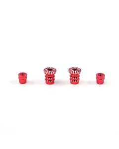 FrSky Vantac M4 4mm CNC Aluminum LOTUS Gimbal Stick Ends Red