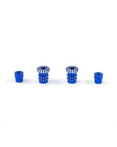 FrSky 3D M3 CNC Aluminum Gimbal Stick End - Lotus Blue