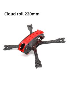 TCMMRC FPV Frame Kit Carbon Fiber Cloud roll 220 220mm 5 Inch 5mm Arm With 3D Printed Parts for RC FPV Racing Dron