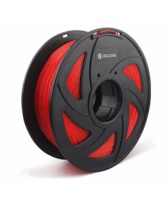 CREOZONE Flexible 3D Printer Filament 1.75mm 1KG  Color Clear Red