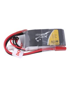 Tattu 800mAh 7.4V 45C 2S1P Lipo Battery Pack with JST-SYP Plug