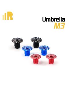 FrSky 3D M3 Aluminum Gimbal Stick End - Umbrella Style - Blue